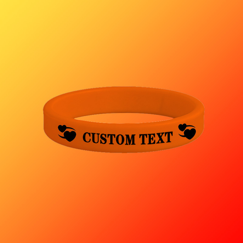100pcs Custom Silicone Wristbands, Gift for Her